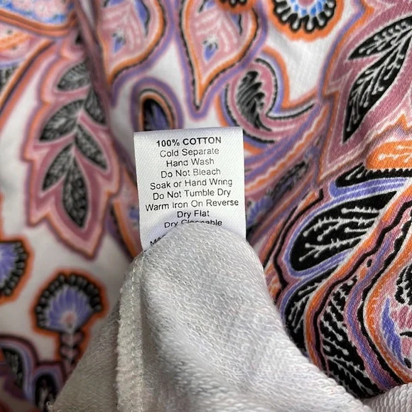 CARTEL & WILLOW | Willa Sweat in paisley boho print - Picture 11 of 12